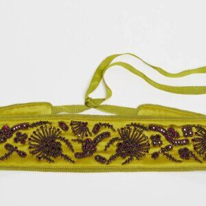 Bejewelled Embroidered Belt